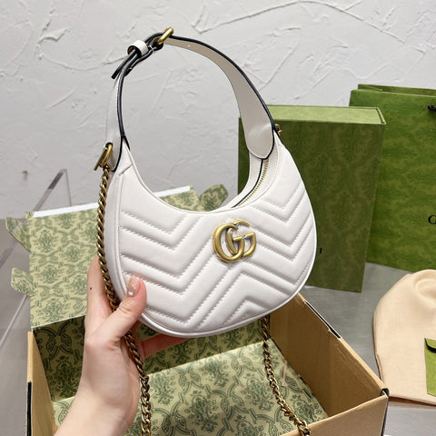 Fashion Half-moon-shape Chain Bag