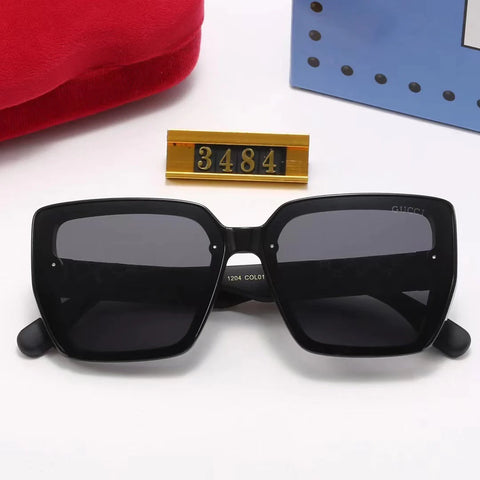 4-color fashion double G printing temple polarized sunglasses