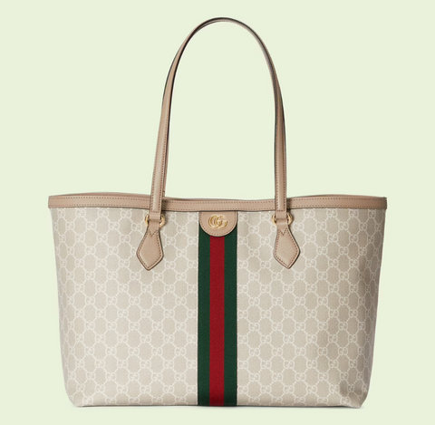 Monogram Beige Large Capacity Tote Bag