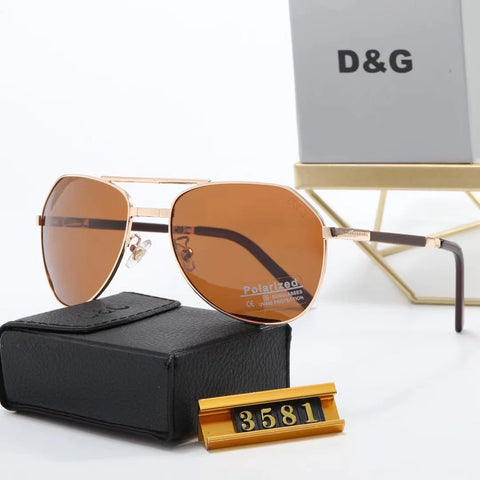 3-color fashion letter folding box sunglasses polarizer