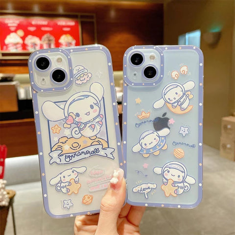 Transparent Cartoons Stand Case