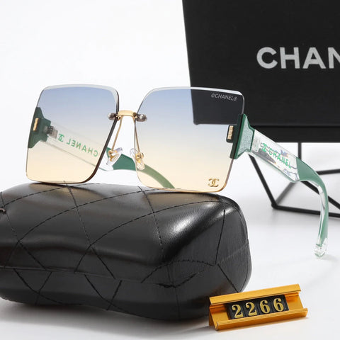 6-color fashionable CC transparent printing temple polarized sunglasses