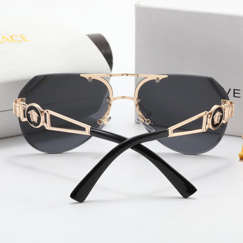 6-color stylish VE letter sunglasses