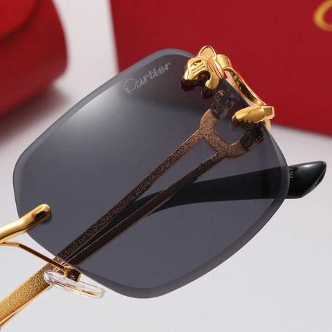 4 color fashion leopard frame polarized sunglasses