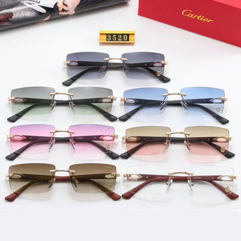 7-color fashion CAR letter polarized sunglasses