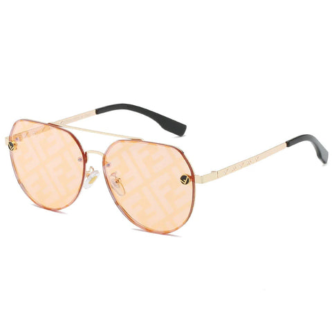 9-color fashionable FF letter toad sunglasses