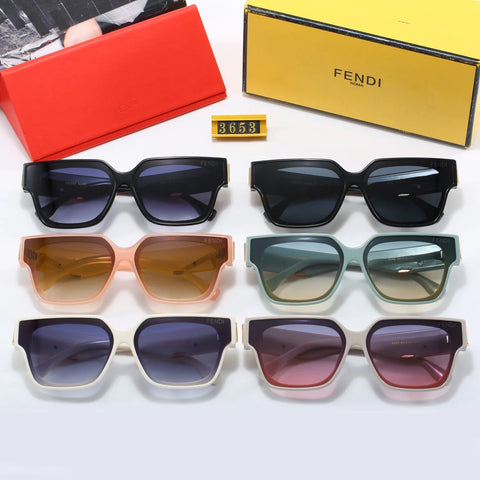 6-color fashionable FF polarized sunglasses