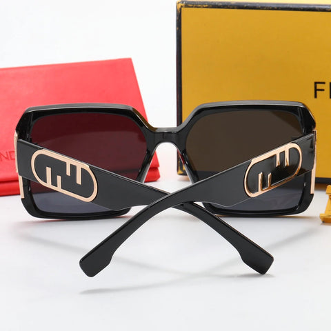 4-color fashion FF letter sunglasses polarizer