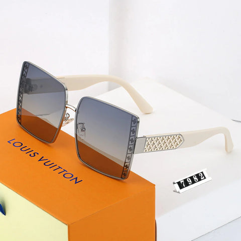 4 color luxury four-leaf flower inner frame polarized sunglasses