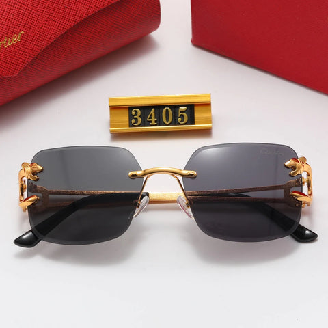 4 color fashion leopard frame polarized sunglasses