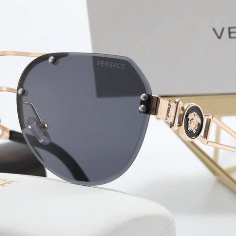 6-color stylish VE letter sunglasses