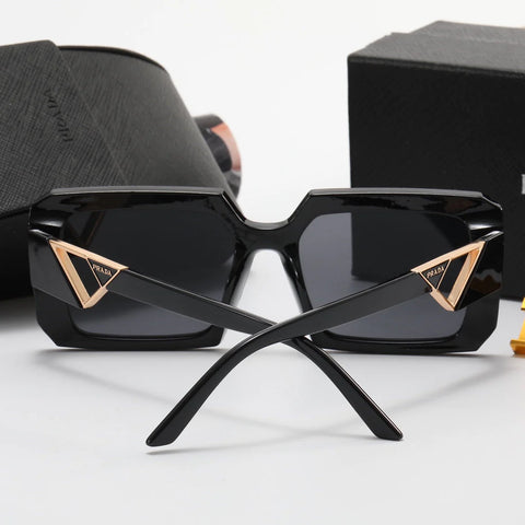 4 color Simple Hollow Triangular Letter Polarized Sunglasses