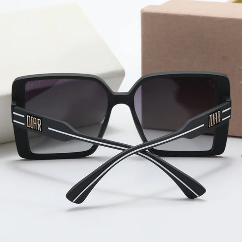 4 color fashion double pull letter polarized sunglasses