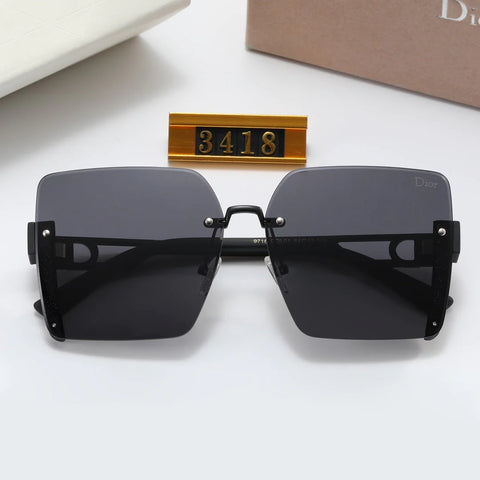 4 color fashion gradient large D polarized sunglasses