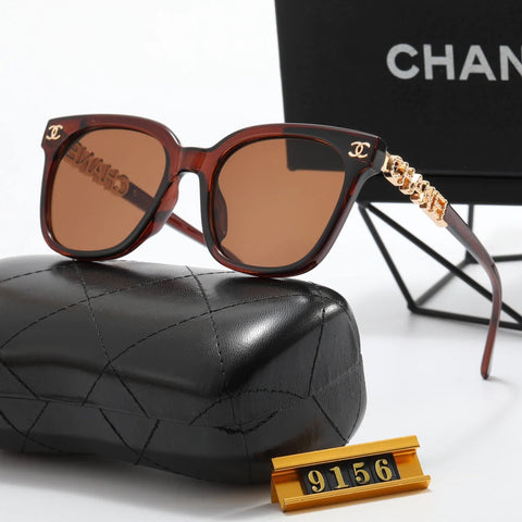 7-color fashion double C hollow letter sunglasses