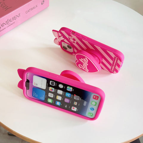 3D Love Bracket Silicone Case