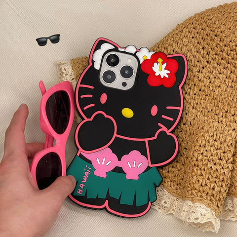 Summer Cute Cat Silicone Case