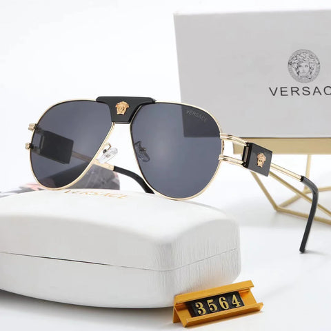 5-color fashion VE lion head temple sunglasses polarized glasses