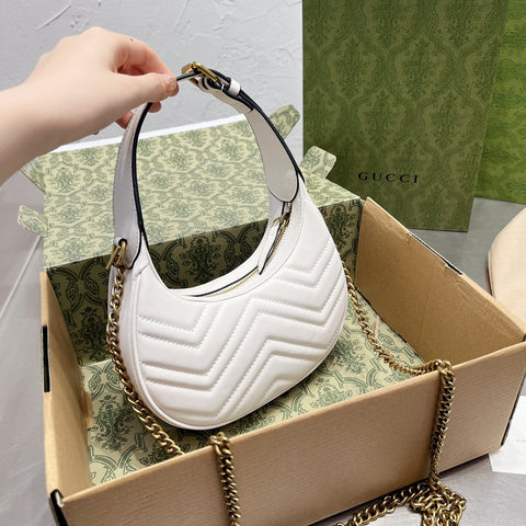 Fashion Half-moon-shape Chain Bag