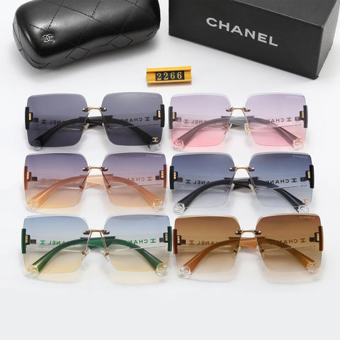 6-color fashionable CC transparent printing temple polarized sunglasses