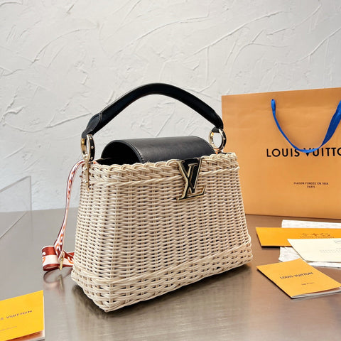 Sun Woven Tote Beach Bag