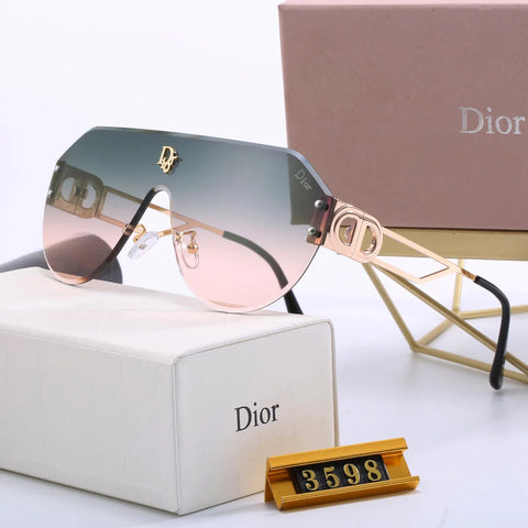 6-color fashion CD hollow temple sunglasses