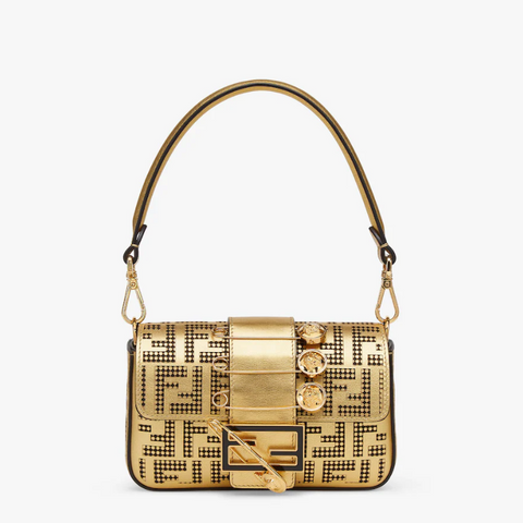 Baguette Gold Shoulder Bag