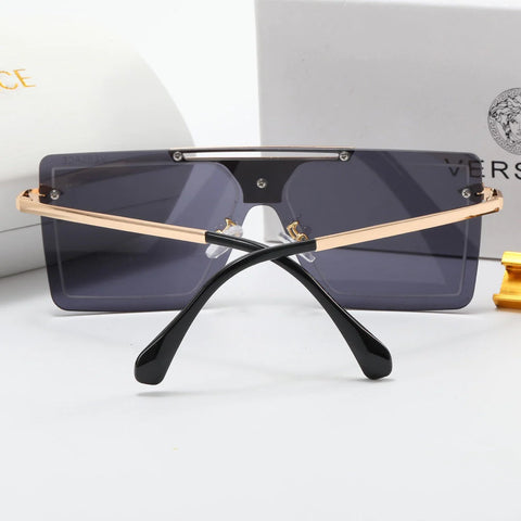 5 Color Fashion Frameless Square One-Piece Polarized Sunglasses