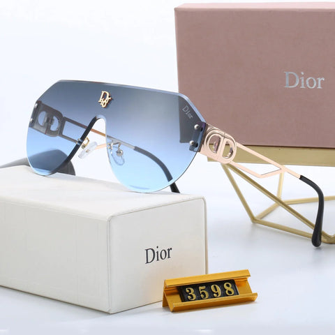 6-color fashion CD hollow temple sunglasses