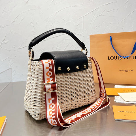 Sun Woven Tote Beach Bag