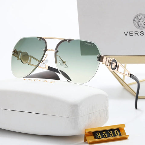 6-color stylish VE letter sunglasses