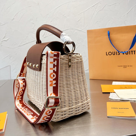 Sun Woven Tote Beach Bag