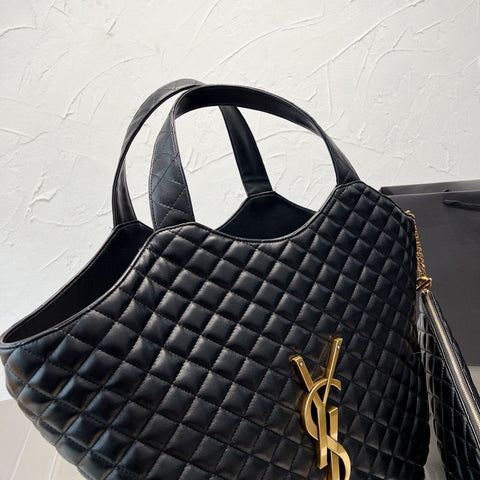 Gaby Quilted Textured Shopping Bag