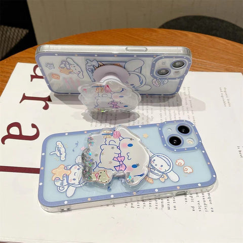 Transparent Cartoons Stand Case