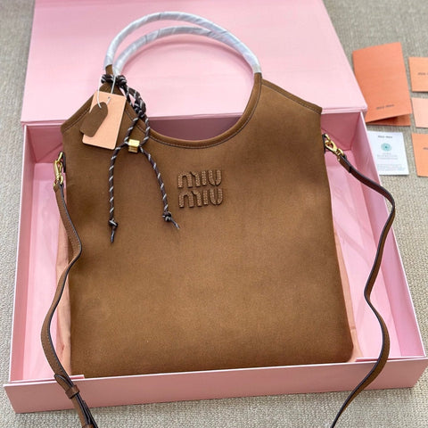 Suede Tote Bag